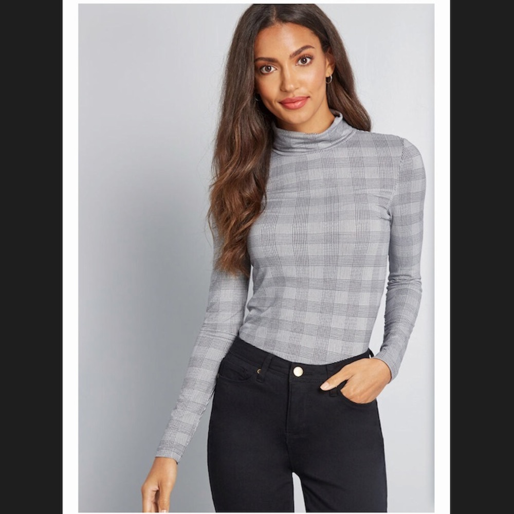 Modcloth Soft in the Act Turtleneck Top